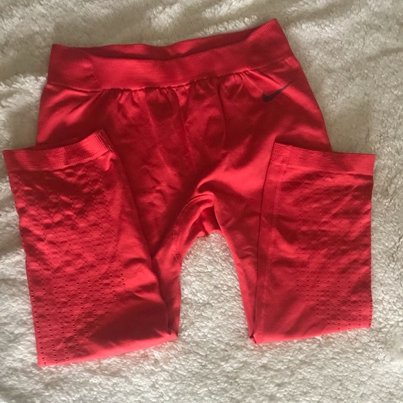 Nike Pants - Orange Nike Capris